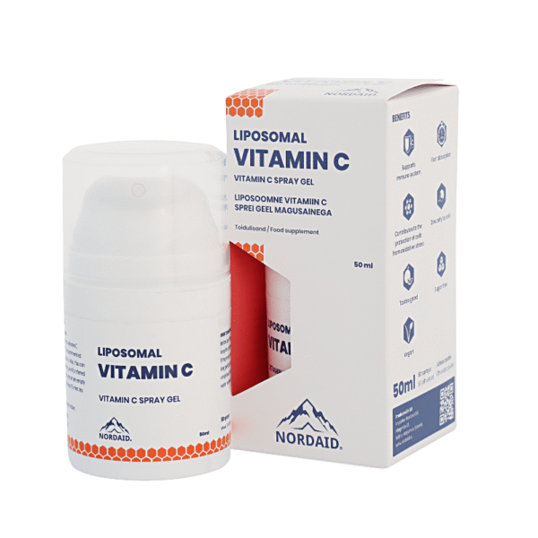 NORDAID LIPOSOMAL VITAMIN C SPRAY GEL vitaminas C, 50 ml.