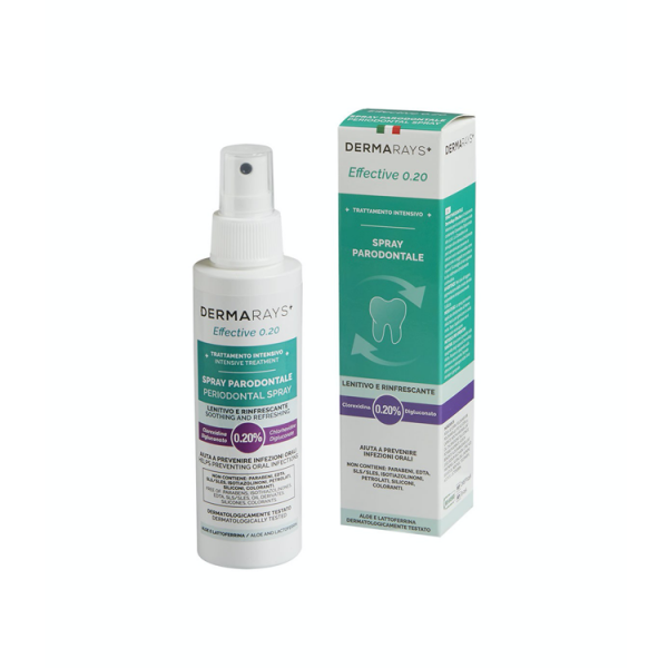 DERMARAYS EFFECTIVE 0.20%  burnos skalavimo skystis, 100 ml