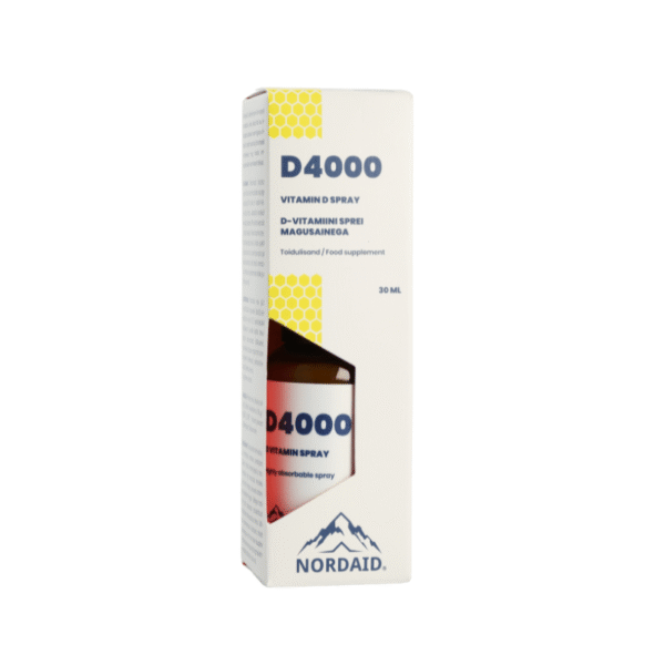 NORDAID D4000 SPRAY vitaminas D, 30 ml.