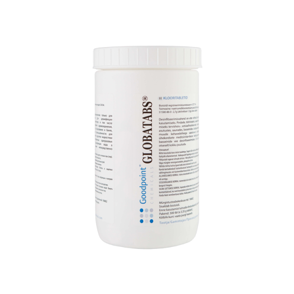 GLOBATABS, Chloro tabletės. 300 tablečių.