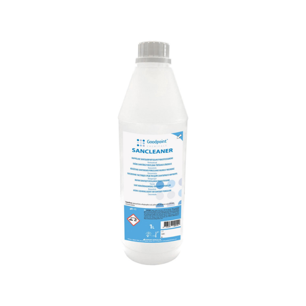 SANCLEANER Rūgštinė sanitarinių įrenginių valymo priemonė, 1L