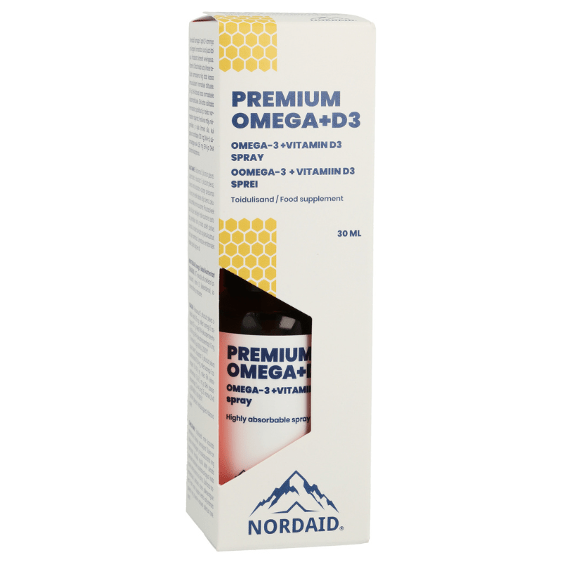 NORDAID purškiamas OMEGA + D3, 30ml