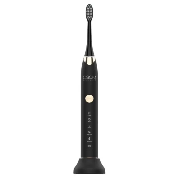 OSOM Oral Care Sonic Toothbrush Black OSOMORALT7BL dantų šepetėlis