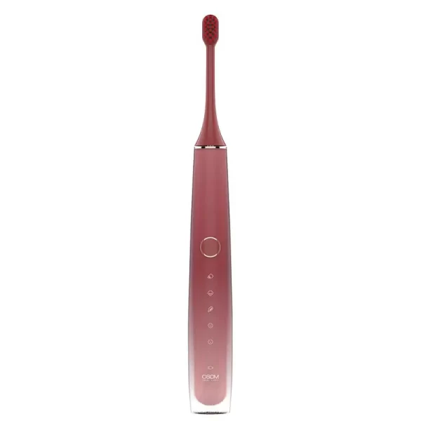 OSOM Oral Care Sonic Toothbrush Rose OSOMORALT40ROSE dantų šepetėlis su veido valymo/masažavimo antgaliu