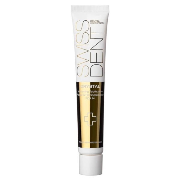 SWISSDENT CRYSTAL remineralizuojamoji balinanti dantų pasta, 50ml