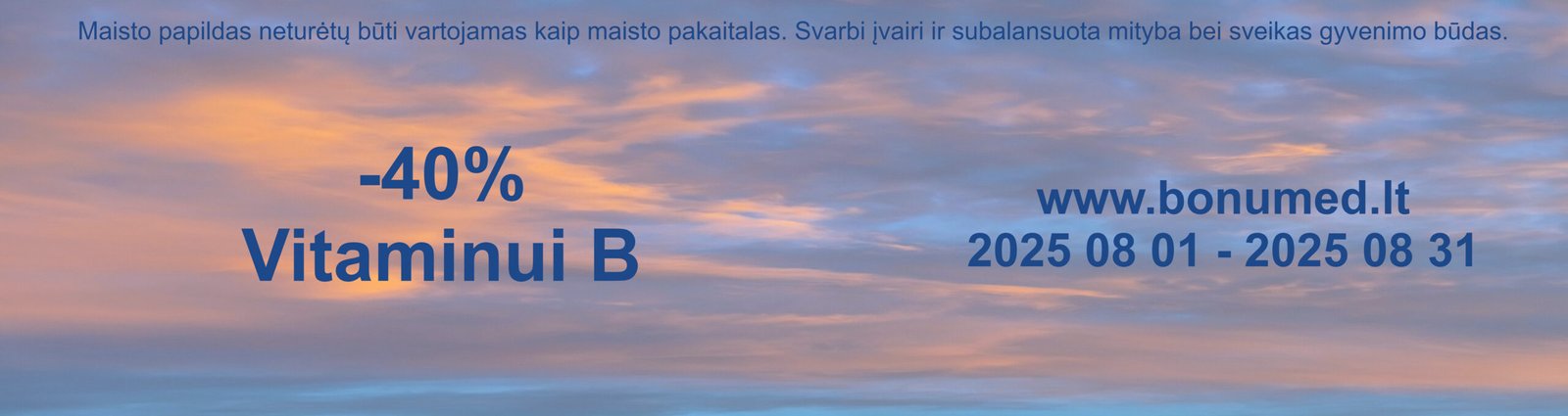 -40% nuolaida vitaminui B