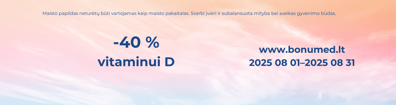 -40% nuolaida vitaminui D