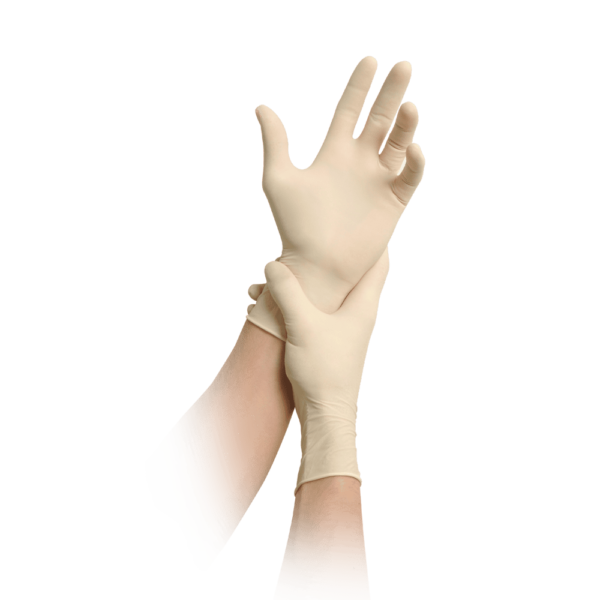 MaiMed grip PF lateksinės pirštinės, 100 vnt.