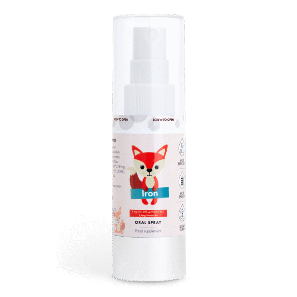 NorVita Children Iron Spray, maisto papildas vaikams, 30 ml