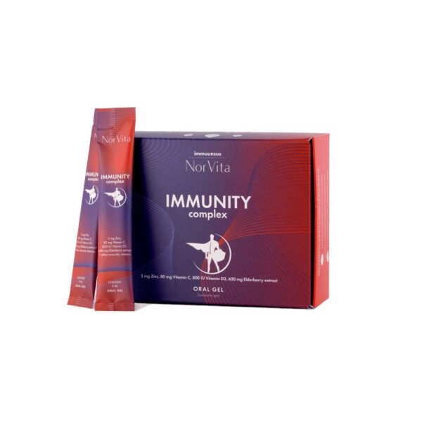 NorVita Immunity complex Oral Gel, maisto papildas, 21×8 ml