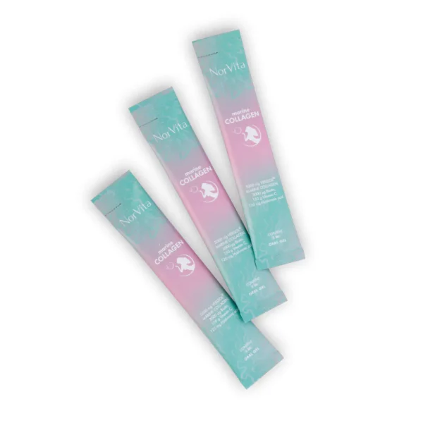 NorVita Marine Collagen Gel, kolageno maisto papildas, 21×8 ml
