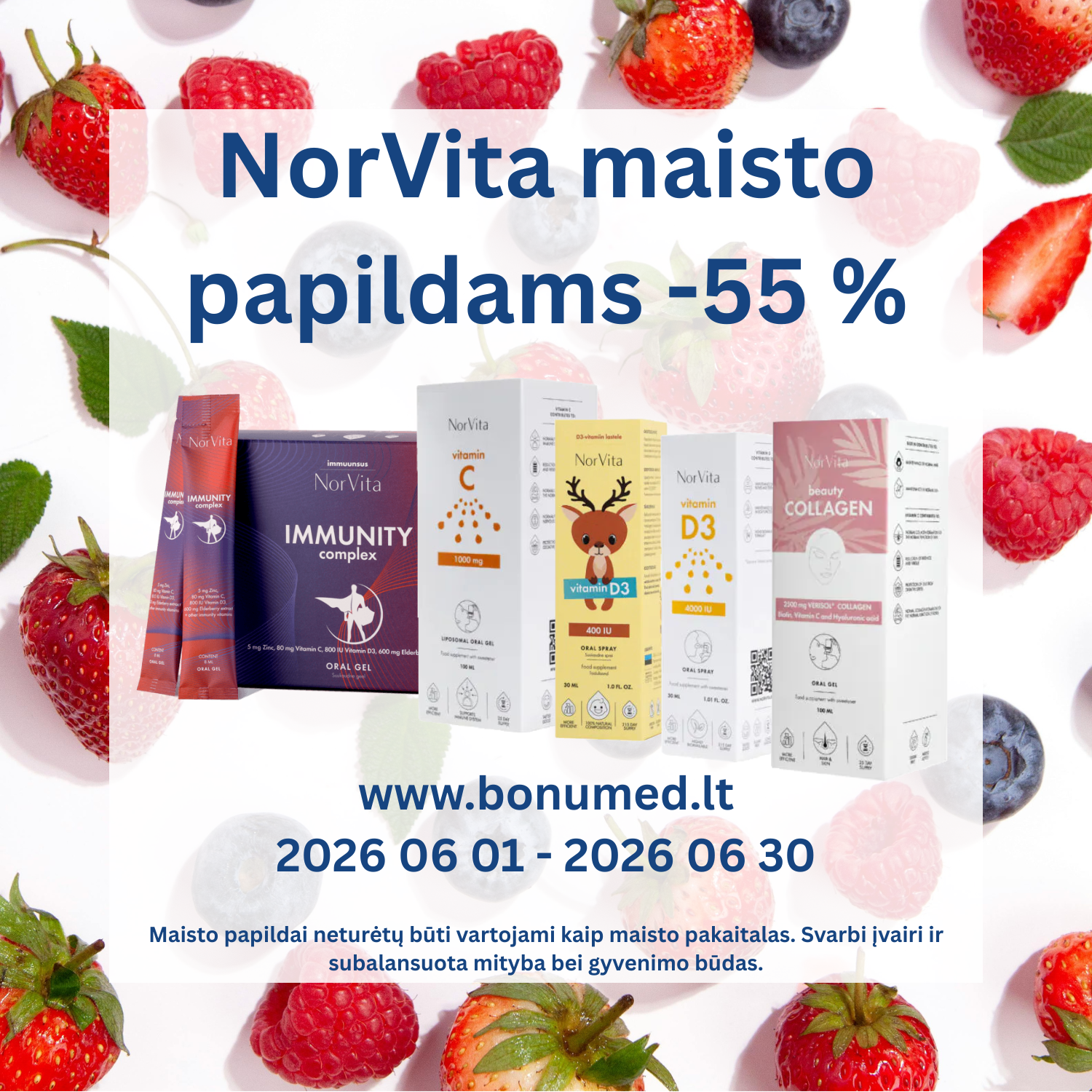Norvita -55 % tel