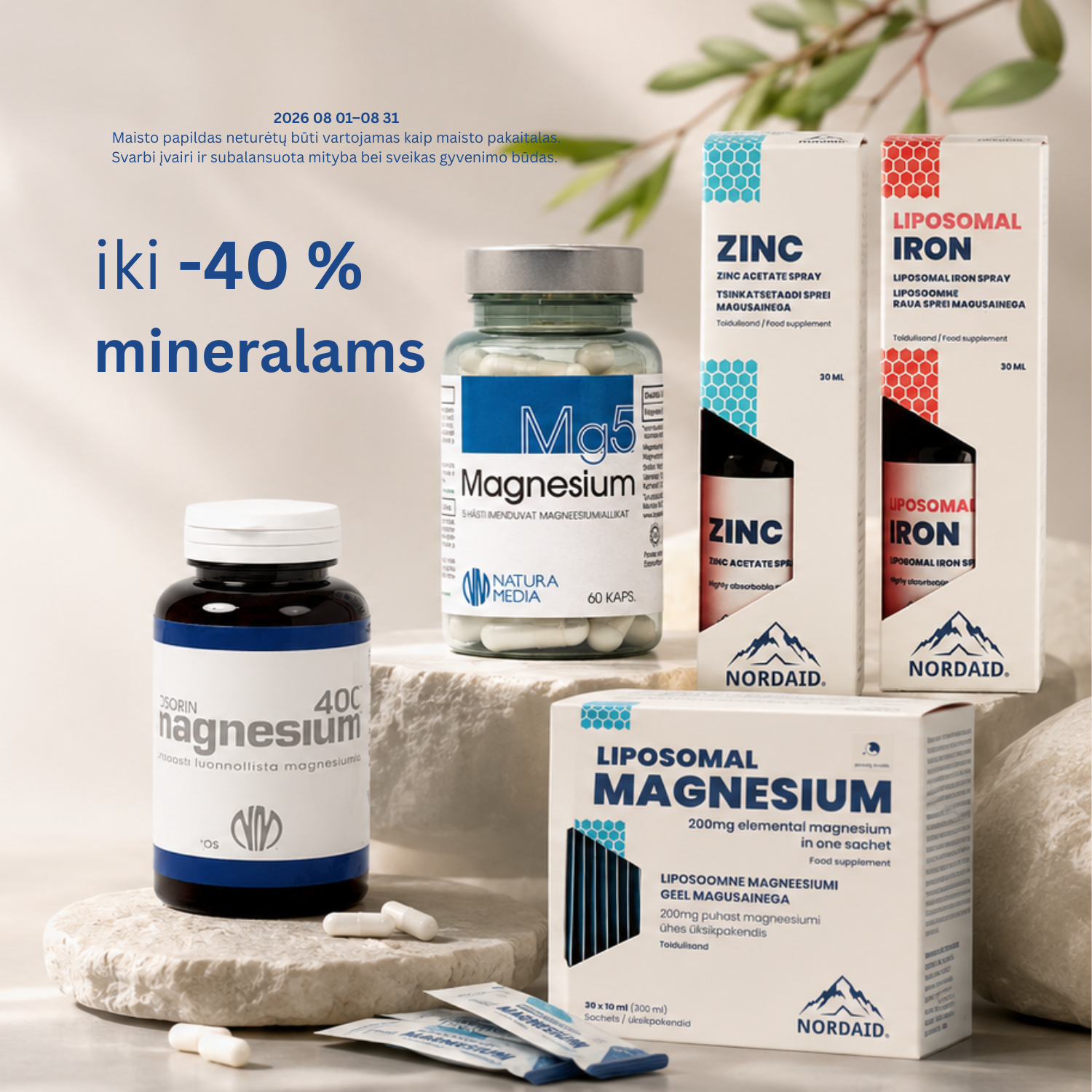 Mineralams -40% tel