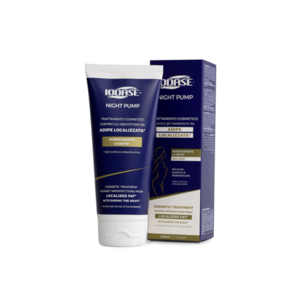 IODASE NIGHT PUMP naktinis kremas elastingai odai, 200 ml