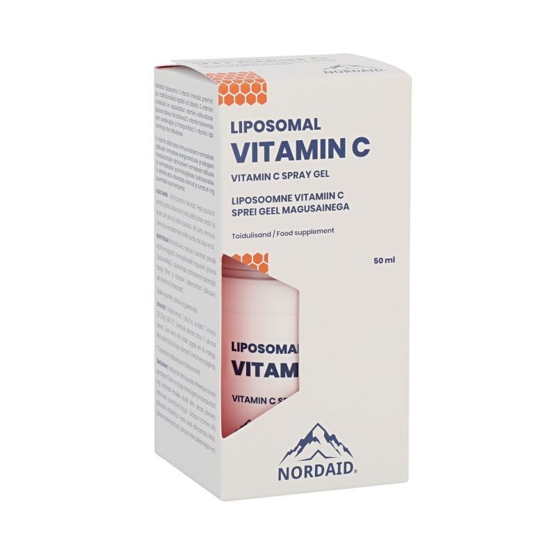 NORDAID LIPOSOMAL VITAMIN C SPRAY GEL vitaminas C, 50 ml.