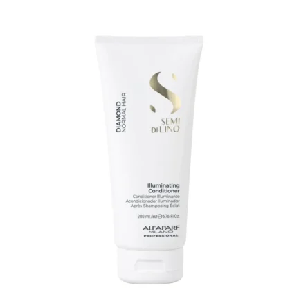 Alfaparf Milano Semi di Lino Diamond Illuminating Conditioner – žvilgesio suteikiantis kondicionierius normaliems plaukams, 200 ml