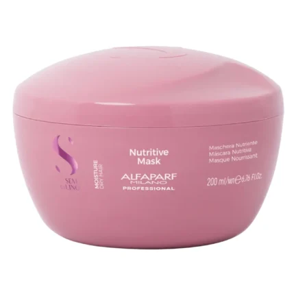 Alfaparf Milano Semi di Lino Moisture Mask – maitinamoji kaukė sausiems plaukams, 200 ml