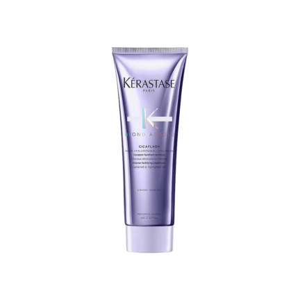 Kérastase Blond Absolu Cicaflash Treatment – intensyviai drėkinantis kondicionierius šviesintiems ir sruogelėmis dažytiems plaukams, 250 ml