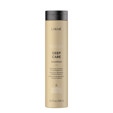 Lakmé Teknia Deep Care Shampoo – atkuriamasis šampūnas pažeistiems plaukams, 300 ml