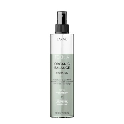 Lakmé Teknia Organic Balance Hydra-Oil – dvifazis nenuplaunamas kondicionierius visų tipų plaukams, 200 ml