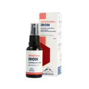 NORDAID LIPOSOMAL IRON SPRAY geležies papildas, 30 ml. – 2