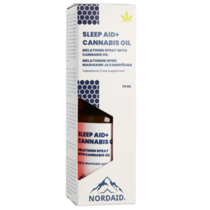 Nordaid Sleep Aid Melatonin + Cannabis Oil 1