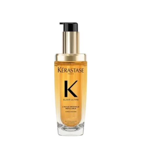 Kérastase Elixir Ultime L'Huile Originale – žvilgesio suteikiantis nenuplaunamas plaukų aliejus, 75 ml