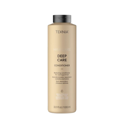Lakmé Teknia Deep Care Conditioner – atkuriamasis kondicionierius pažeistiems plaukams, 1000 ml