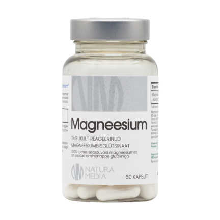 Natura Media Magnesium Bisglysinaatti, 60 kapsulių